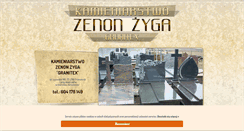 Desktop Screenshot of granitexprzeworsk.pl